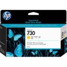 HP 730 (P2V64A) Original High Yield DesignJet YELLOW Ink Cartridge (130 Ml.)